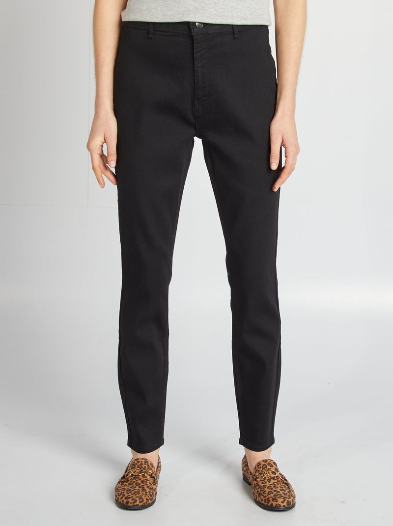 Skinny Fit Jeans / sehr schmale Passform Schwarz - Kiabi