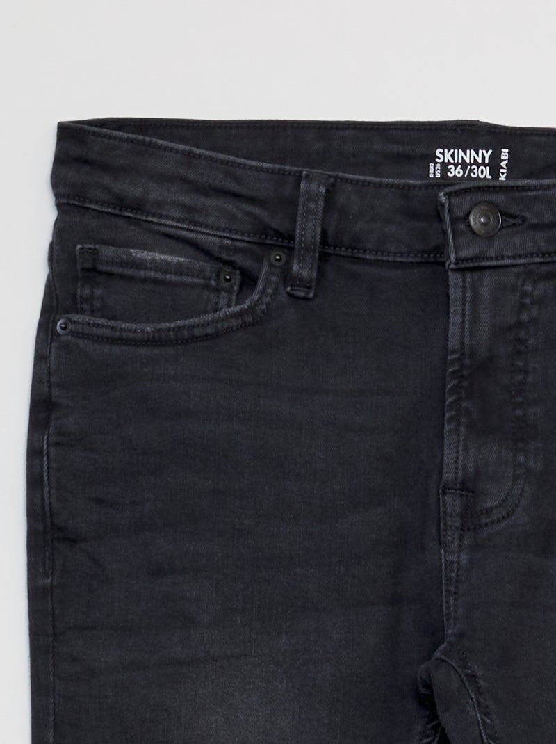 Skinny Jeans - L30 Schwarz - Kiabi