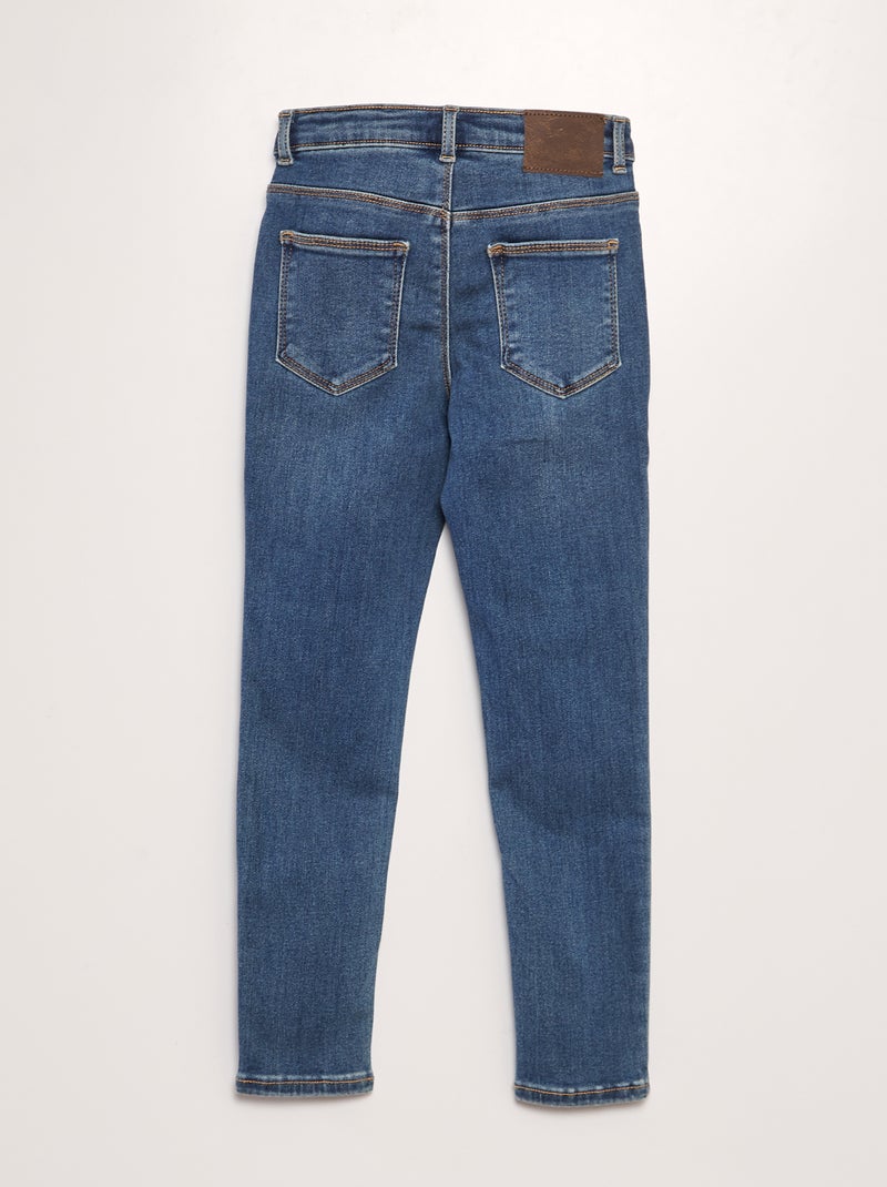 Skinny-Jeans mit 5 Taschen Blau - Kiabi