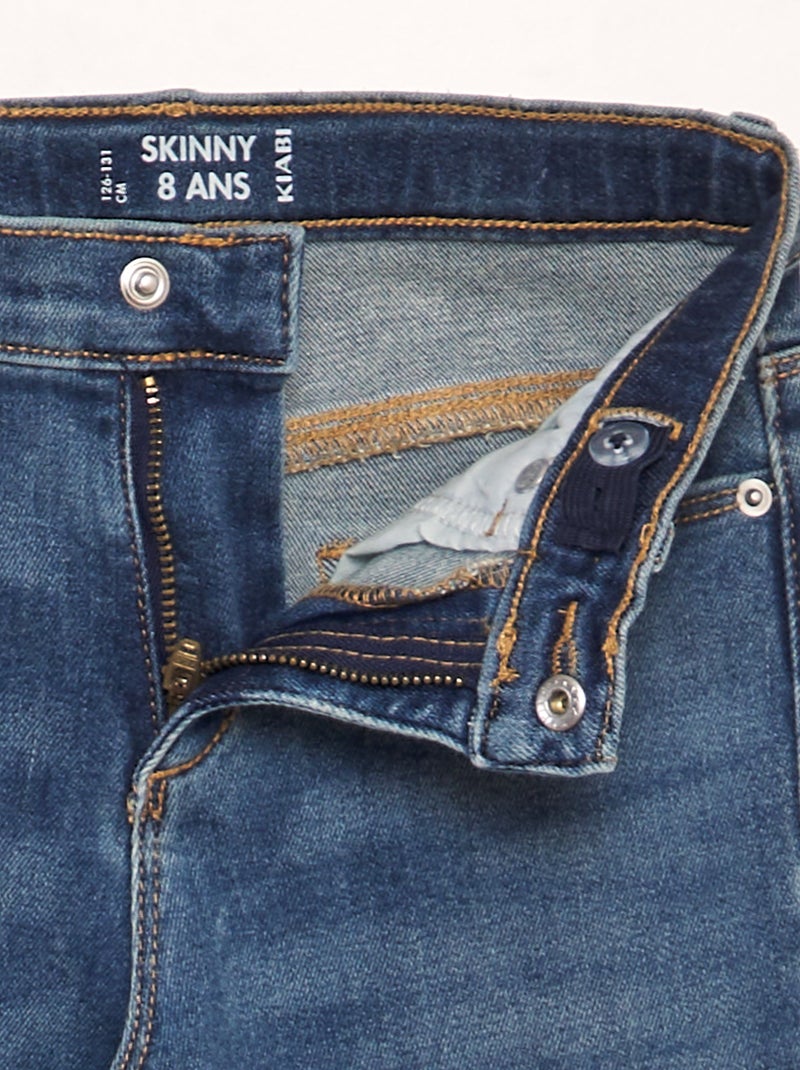 Skinny-Jeans mit 5 Taschen Blau - Kiabi
