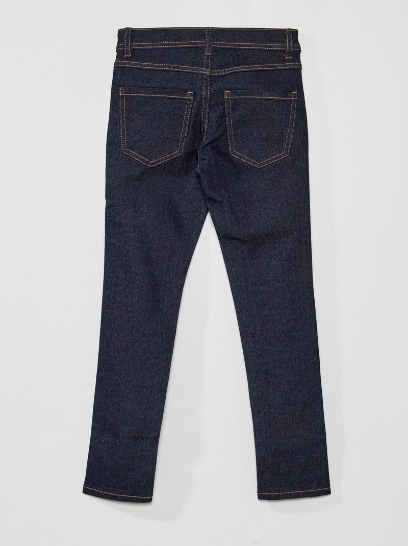 Skinny jeans with adjustable waist BLUE - Kiabi