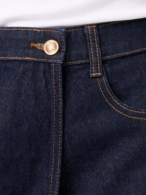 Skort en denim taille haute - Kiabi Skort en denim taille haute - Kiabi