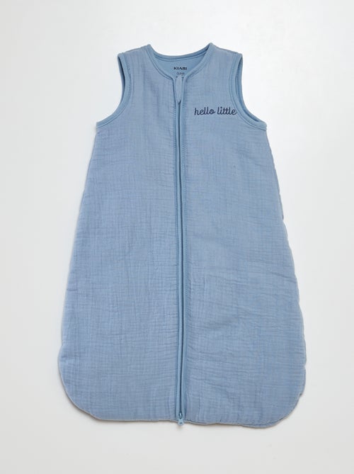 Sleeveless Cotton Double Gauze Sleeping Bag TOG 2 - Kiabi