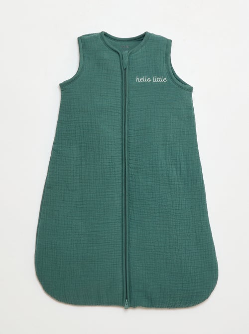 Sleeveless Cotton Muslin Sleeping Bag TOG 2 - Kiabi