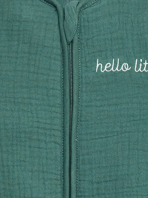 Sleeveless Cotton Muslin Sleeping Bag TOG 2 - Kiabi