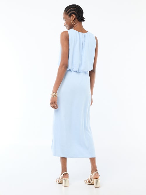 Sleeveless Draped Midi Dress - Kiabi