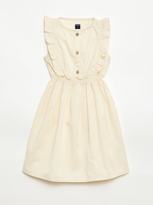 Sleeveless dress in lightweight fabric - Kiabi