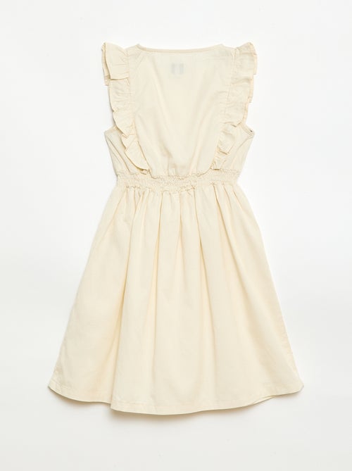 Sleeveless dress in lightweight fabric - Kiabi