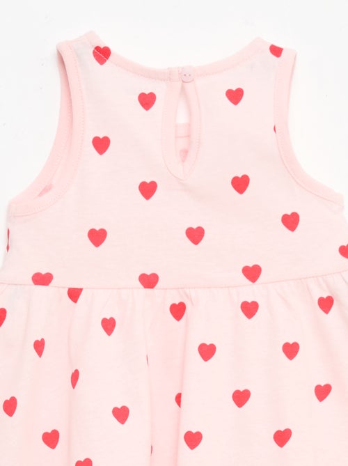Sleeveless dress with message - Kiabi