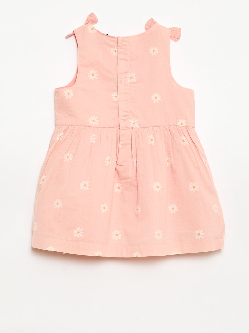 Sleeveless flared dress Pink - Kiabi