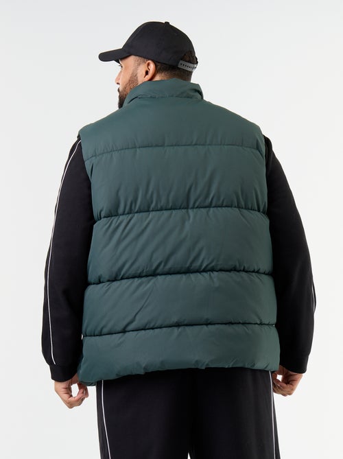 Sleeveless fleece-lined puffer jacket - Kiabi