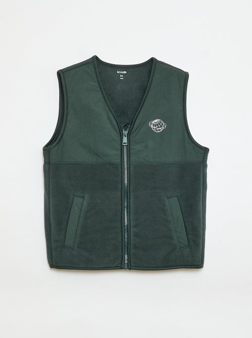 Sleeveless Fleece Vest - Kiabi