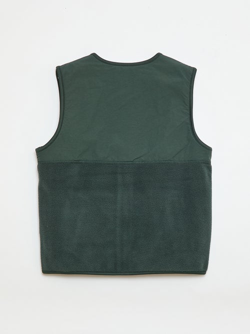 Sleeveless Fleece Vest - Kiabi