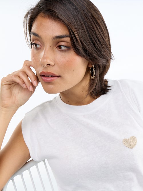 Sleeveless Jersey T-shirt - Kiabi