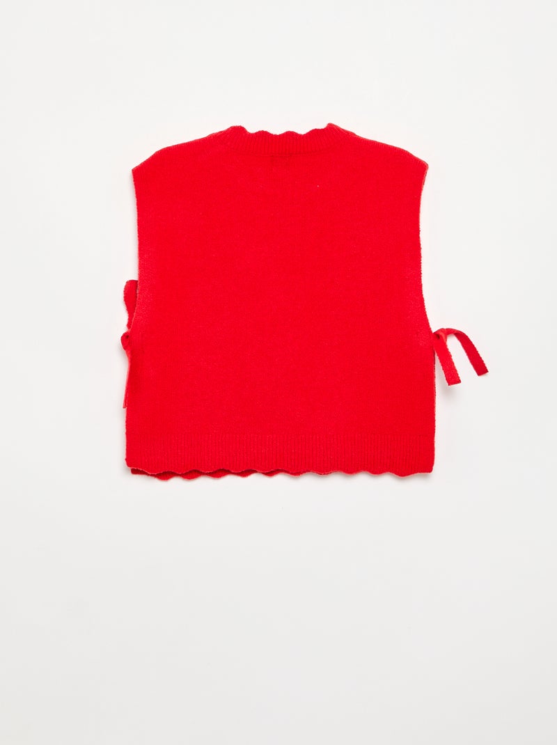 Sleeveless Jumper Red - Kiabi
