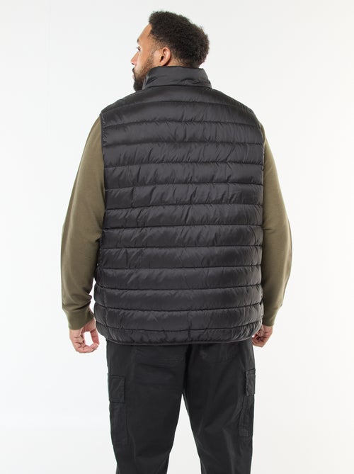 Sleeveless Light Padded Jacket with Stand-Up Collar - Kiabi