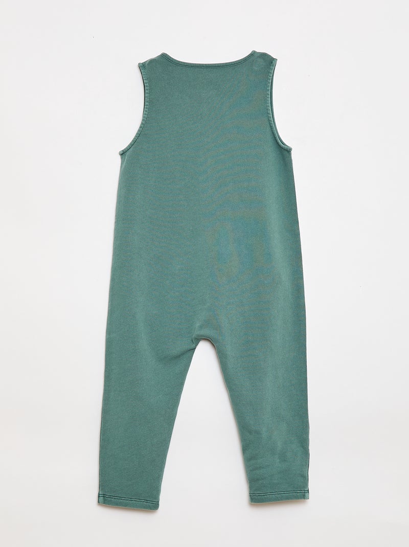 Sleeveless Long Jumpsuit Green - Kiabi