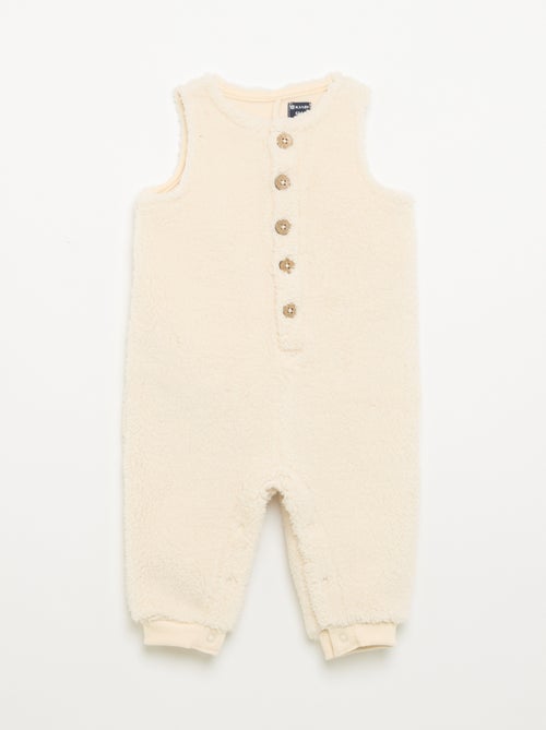 Sleeveless Long Sherpa-Effect Romper - Kiabi