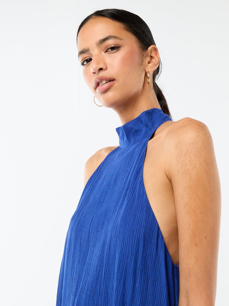 Sleeveless Maxi Dress Blue - Kiabi