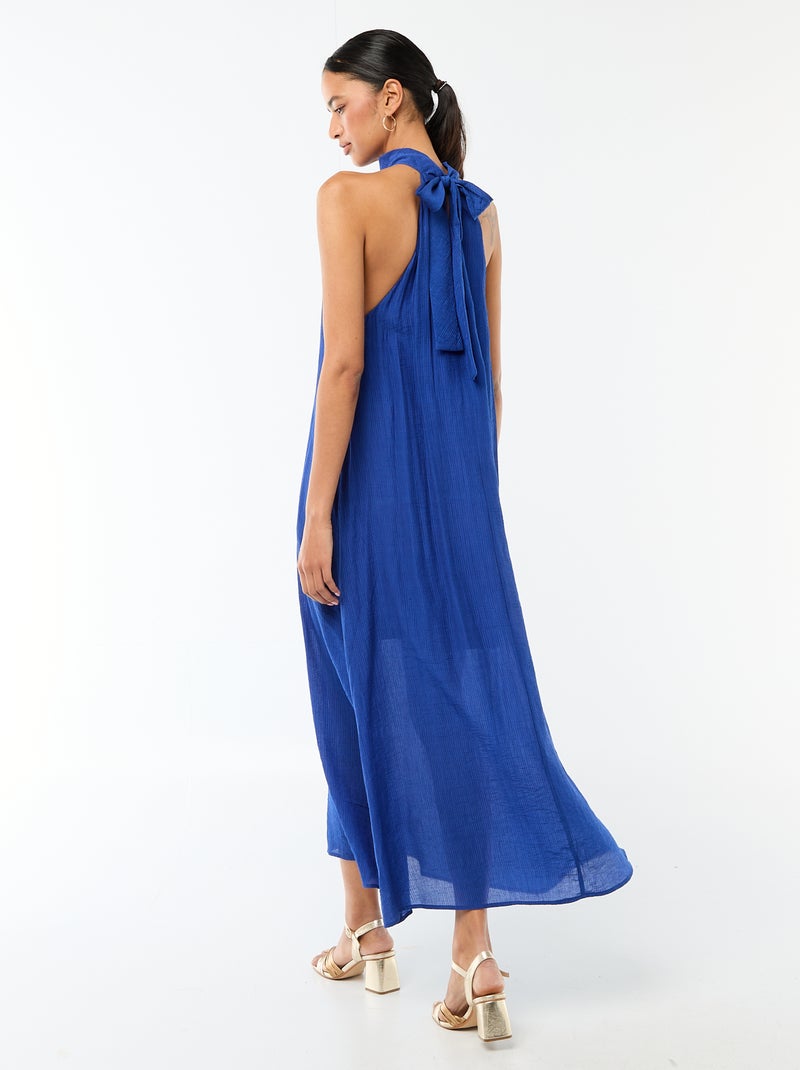 Sleeveless Maxi Dress Blue - Kiabi