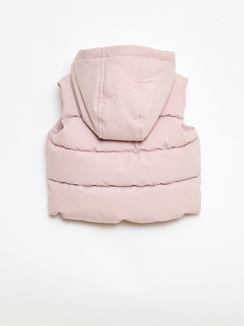 Sleeveless Padded Puffer Vest Purple - Kiabi