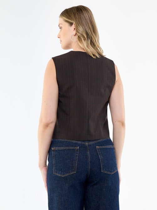 Sleeveless Plain Suit Vest - Kiabi