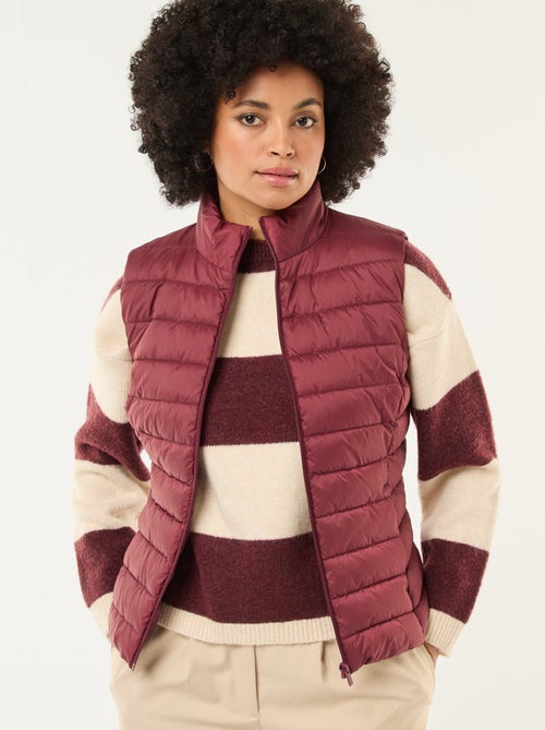 Sleeveless Quilted Water-Repellent Padded Jacket - Kiabi