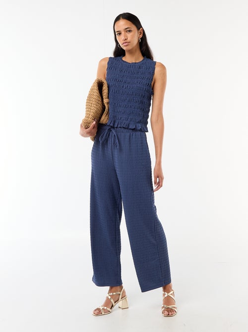 Sleeveless Smocked Top - Kiabi