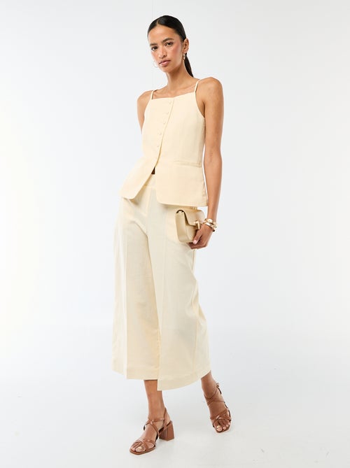 Sleeveless Strappy Vest - Kiabi
