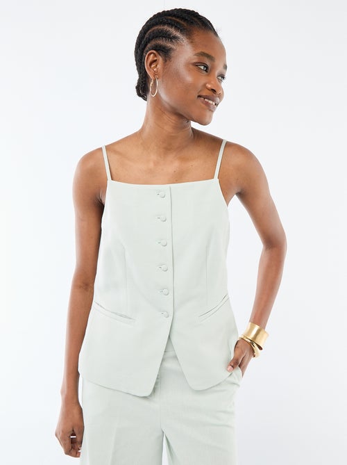 Sleeveless Strappy Vest - Kiabi