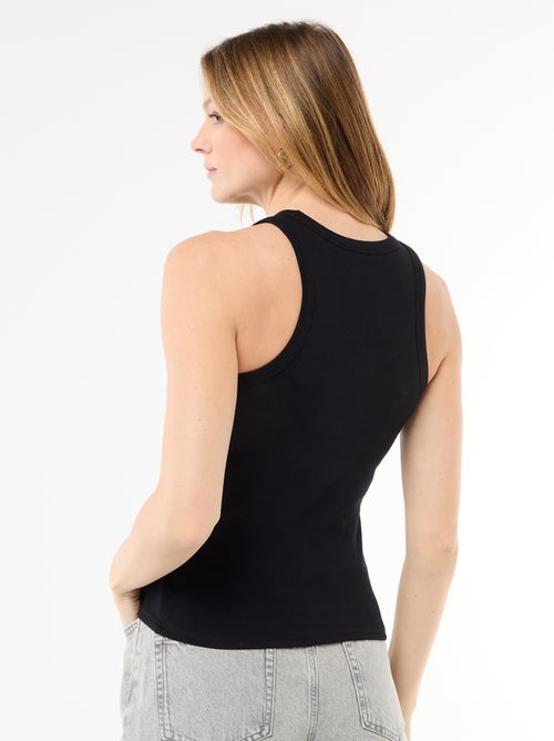 Sleeveless Tank Top with American Armholes - Kiabi