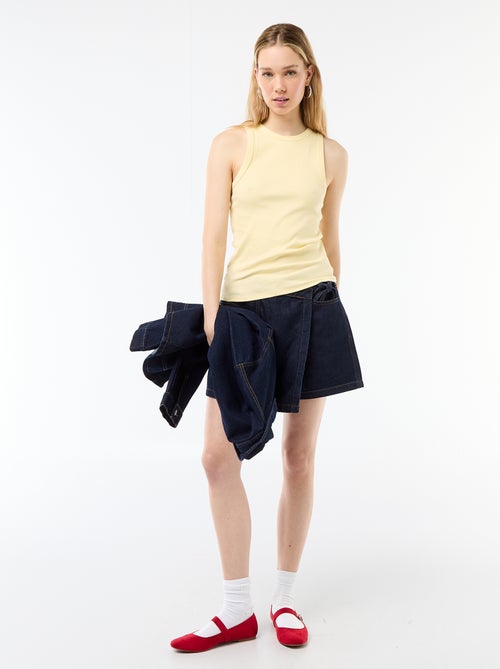 Sleeveless Tank Top with American Armholes - Kiabi