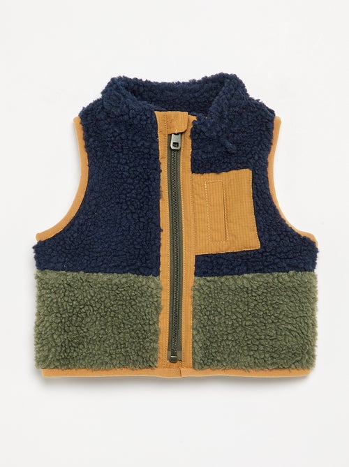 Sleeveless Teddy Fleece Jacket - Kiabi