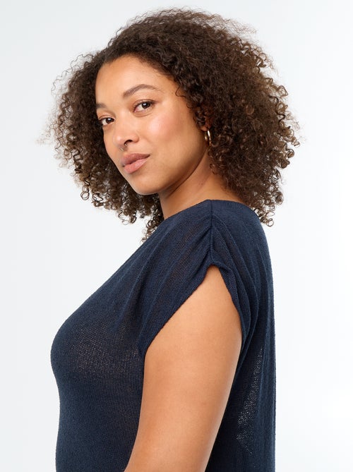 Sleeveless top in openwork fabric - Kiabi Sleeveless top in openwork fabric - Kiabi
