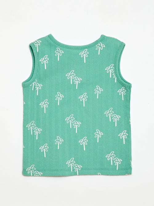 Sleeveless Top & Shorts Pyjama Set - 2 Piece - Kiabi