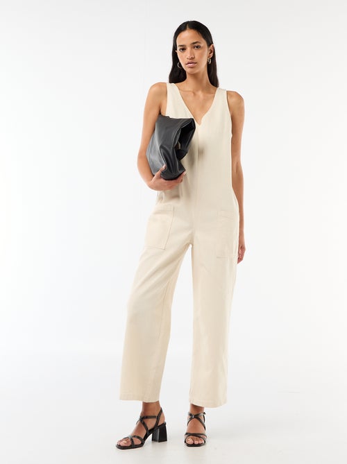 Sleeveless Wide-Leg Jumpsuit - Kiabi