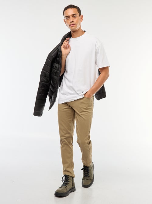 Slim 5-pocket chino - L32 - Kiabi