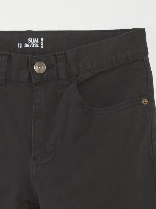 Slim 5-pocket chino - L32 - Kiabi