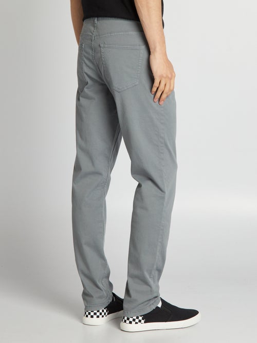 Slim 5-pocket chino - L32 - Kiabi