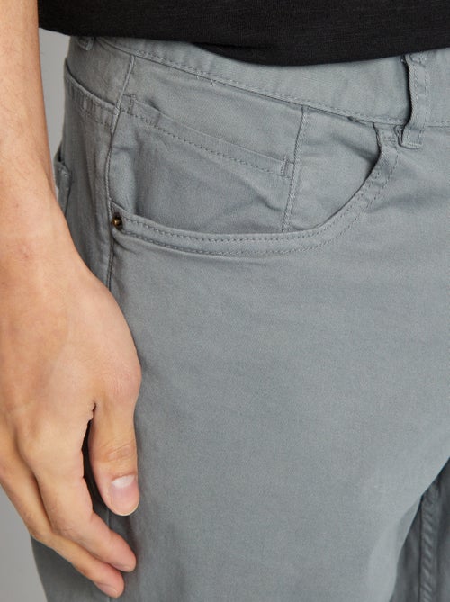 Slim 5-pocket chino - L32 - Kiabi