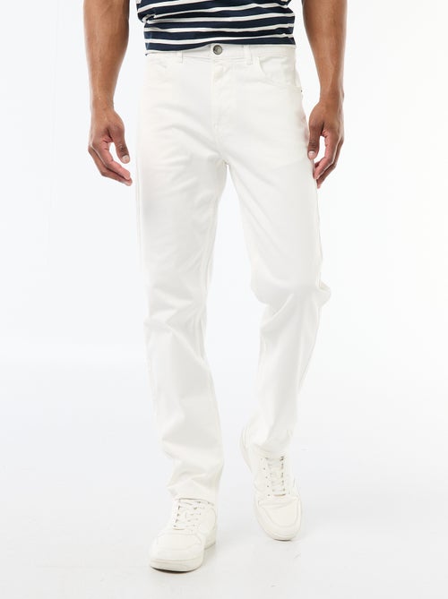 Slim 5-pocket chinos - L32 - Kiabi