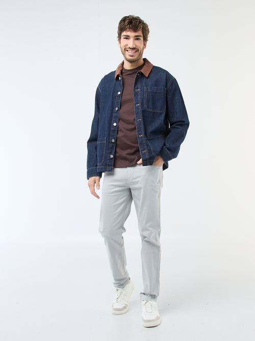 Slim 5-pocket chinos - L32 - Kiabi
