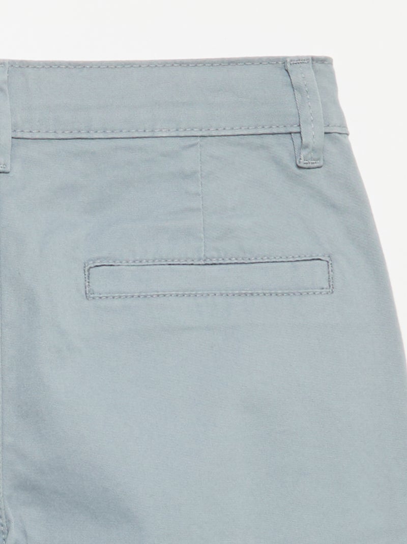 Slim-Chino-Hose Blau - Kiabi