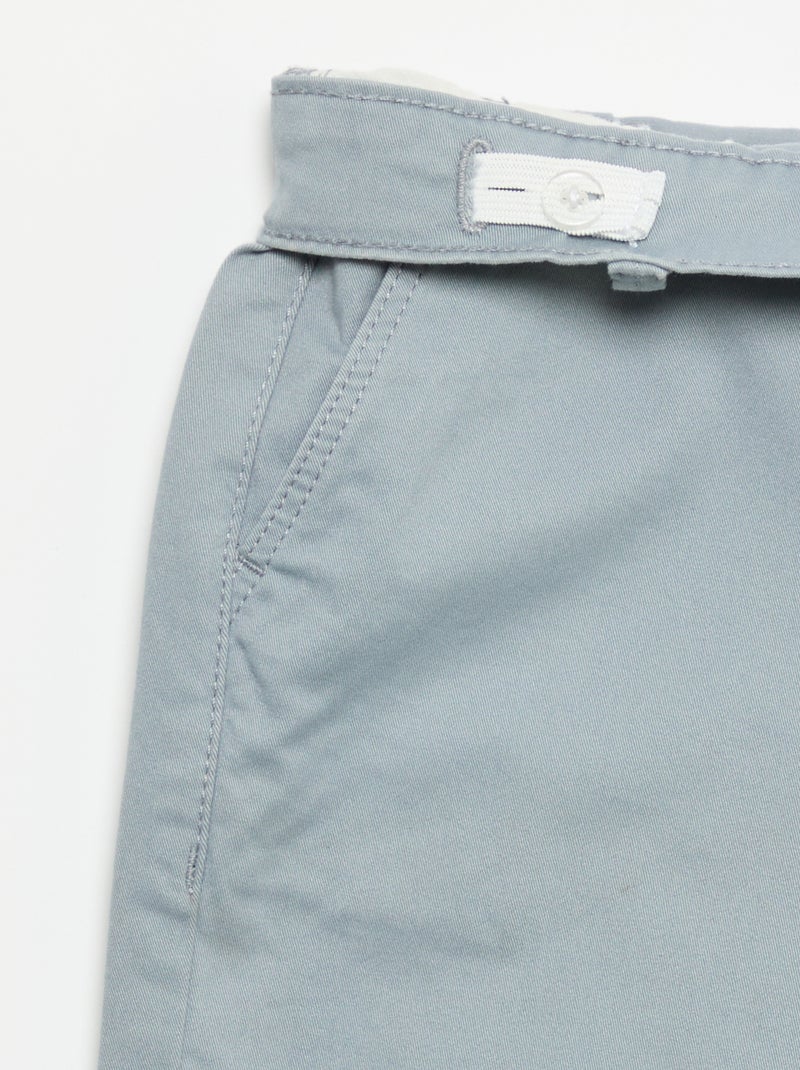 Slim-Chino-Hose Blau - Kiabi