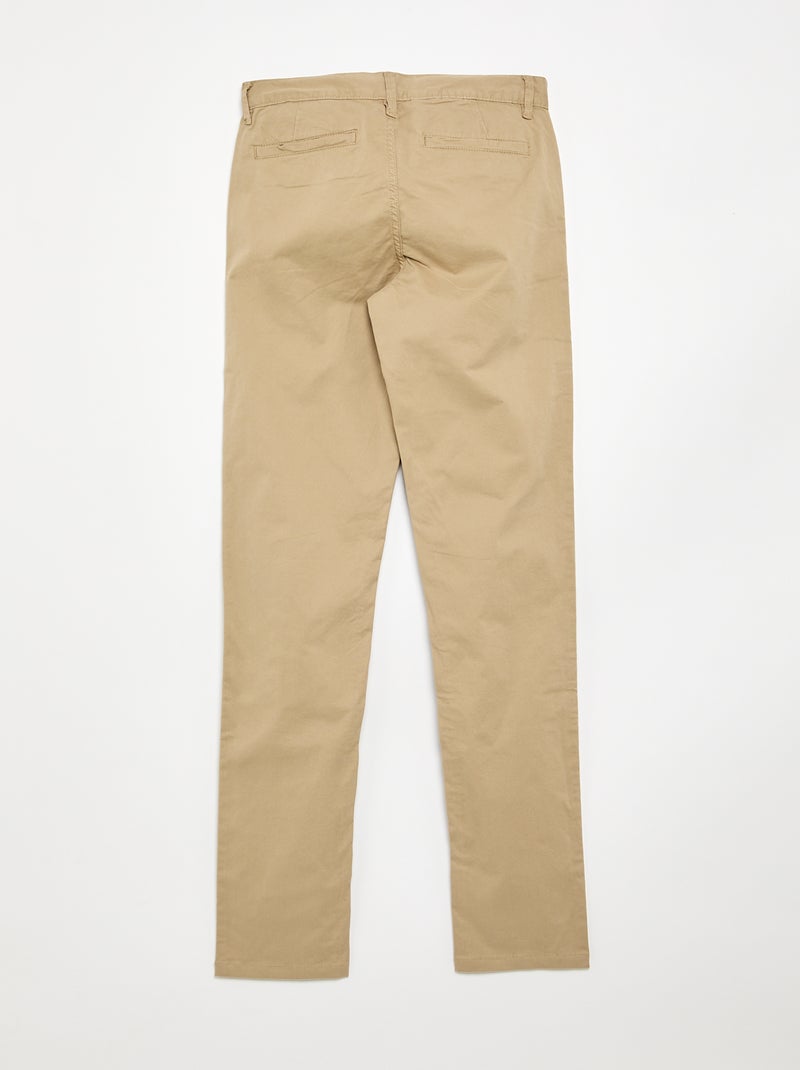 Slim Chino L36 +1m90 Beige - Kiabi