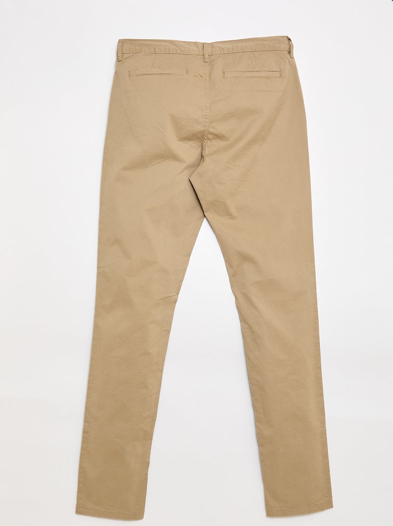 Slim Chino L38 for 2m+ Beige - Kiabi