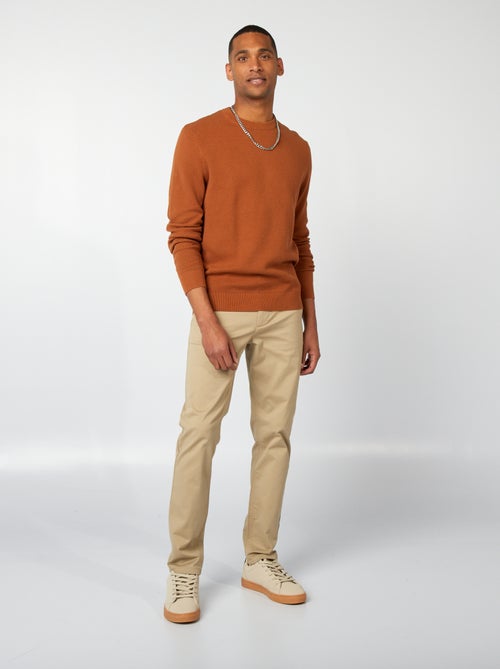 Slim Chino Pants - Kiabi