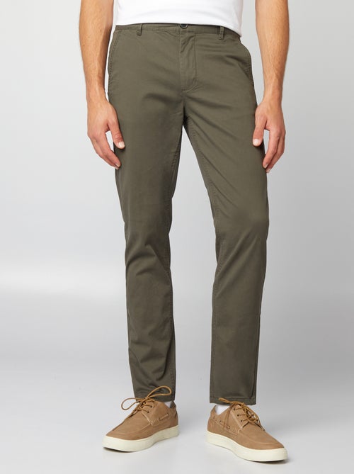 Slim Chino Pants - Kiabi