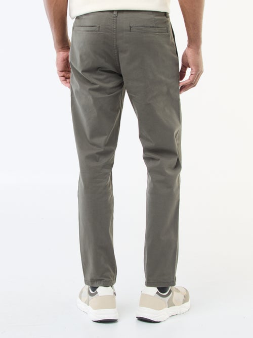 Slim Chino Trousers - L34 - Kiabi