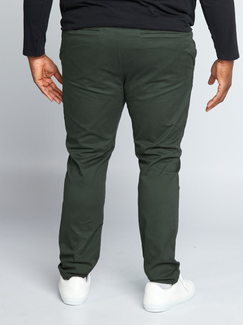 Slim Chinos - L32 GREEN - Kiabi